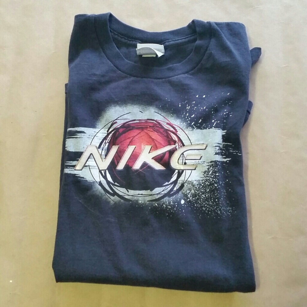 NIKE SPELLOUT TSHIRT TEE BLACK M